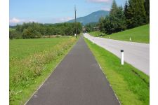 Foto von Gemeindestraßen und Gehsteige Foto von Gemeindestraßen und Gehsteige