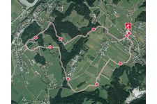 Foto von Wanderwege- und Laufstreckennetz Foto von Wanderwege- und Laufstreckennetz