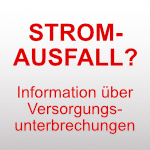 Information Stromausfall Bad Häring | (c) TINETZ