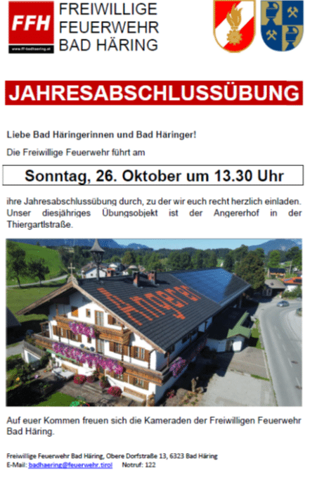 @Feuerwehr Bad Häring