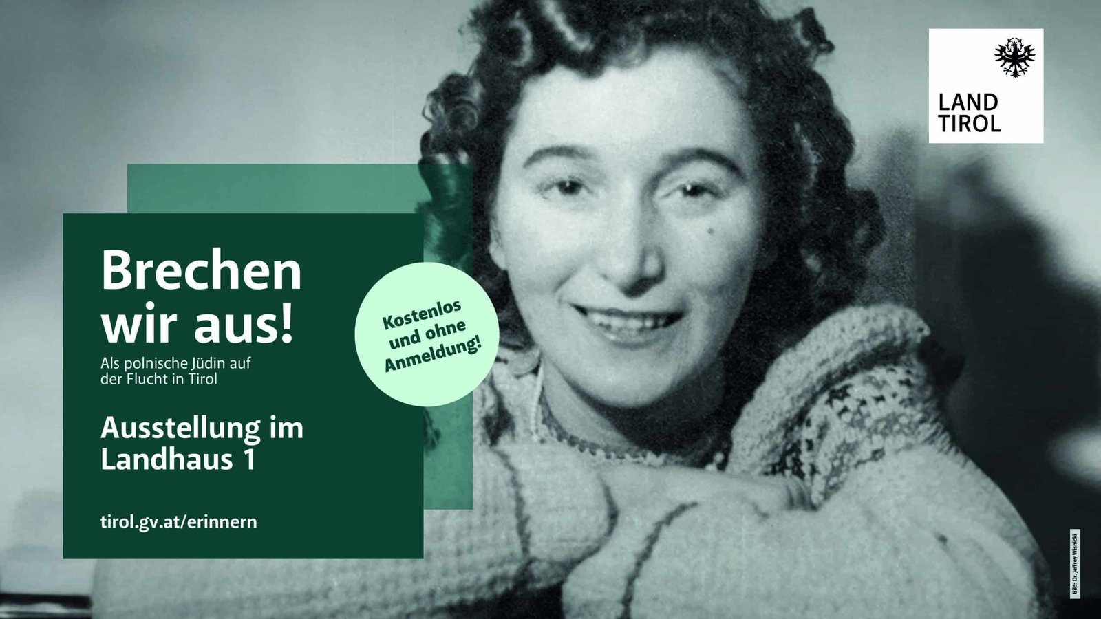 Sonderausstellung „Leokadia Justman. Brechen wir aus!“ im Landhaus Innsbruck