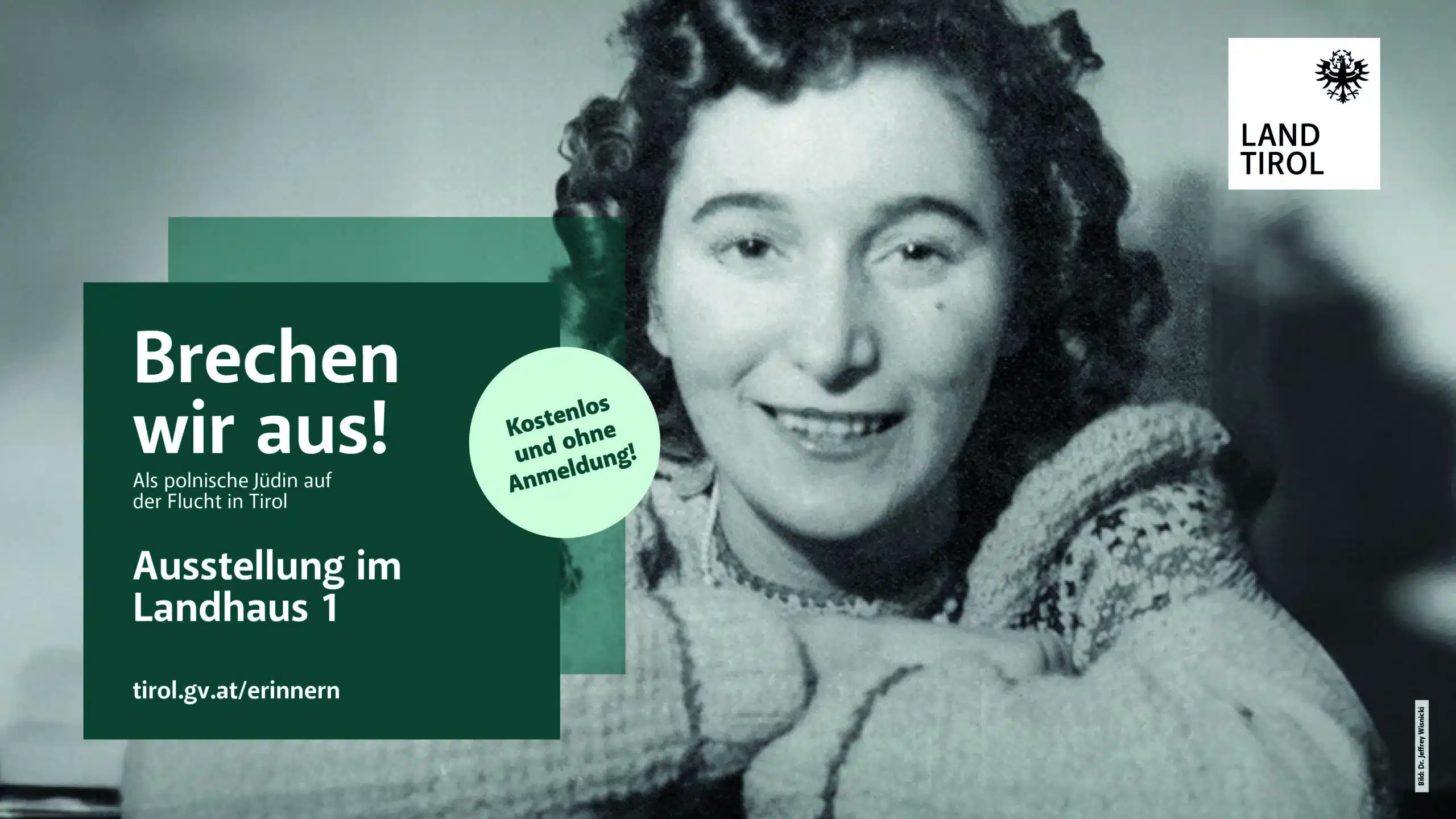 Sonderausstellung „Leokadia Justman. Brechen wir aus!“ im Landhaus Innsbruck