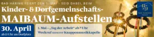 Maibaumaufstellen Foto Gemeinde Bad Häring