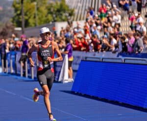 Jelle Kaindl holt sensationell WM-Bronze Lauf (© World Triathlon)